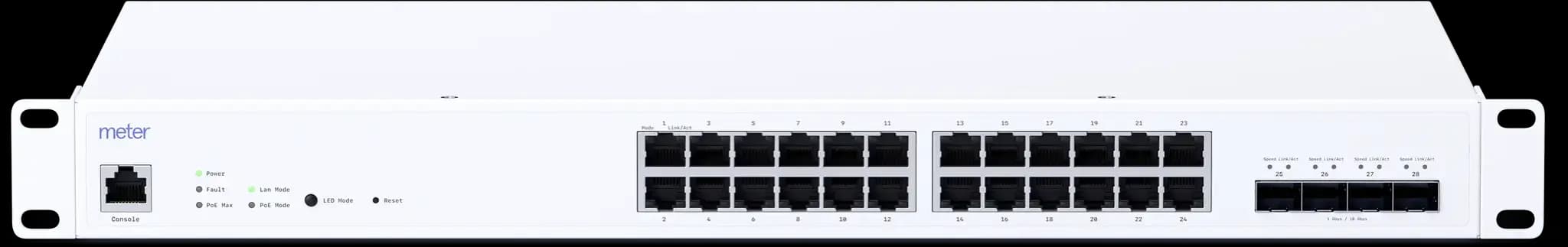 Meter Access Switch: 24-Port PoE Switch